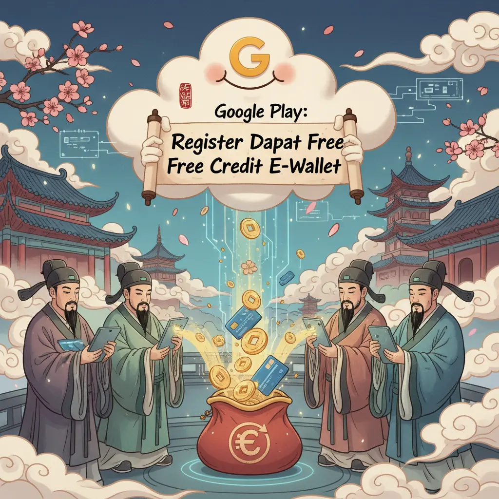 register dapat free credit e-wallet - Google